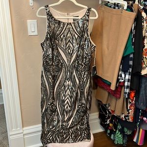 NWT Adrianna Papell dress with beads